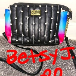 Betsey Johnson colorful crossbody
